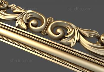 3D model Acanthus branch symmetry (STL)